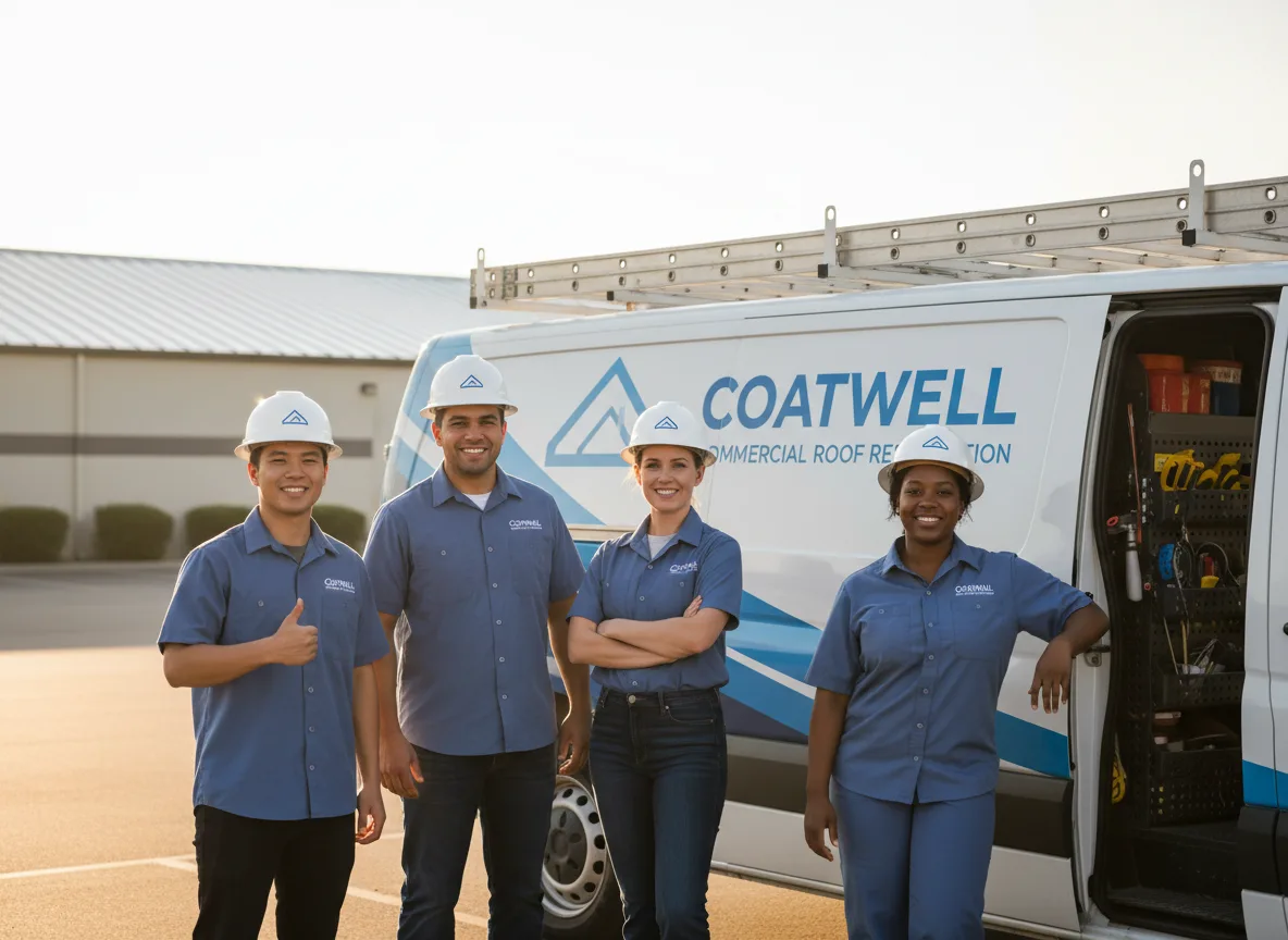 Commercial roof coating company in Woodbine, KS